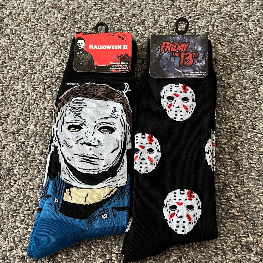Horror crew socks